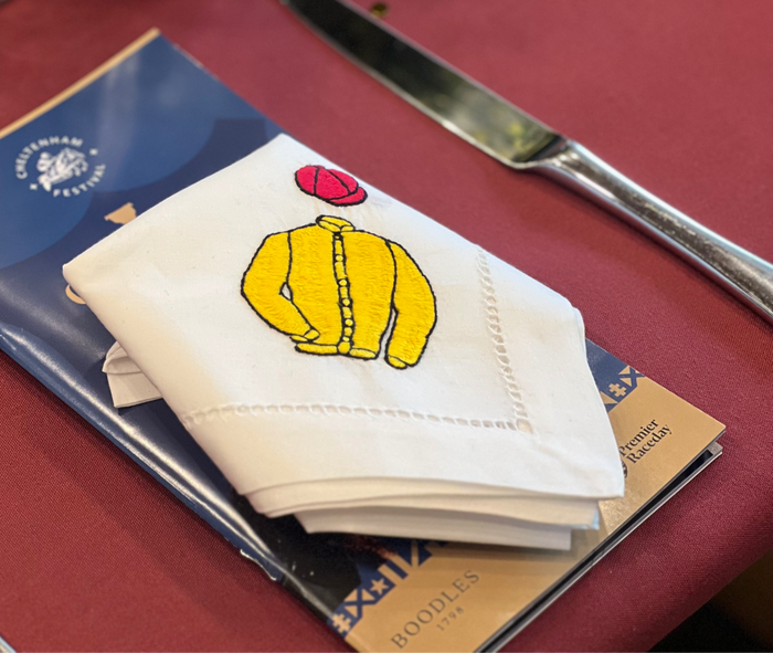 Bespoke Embroidered Napkins image 0