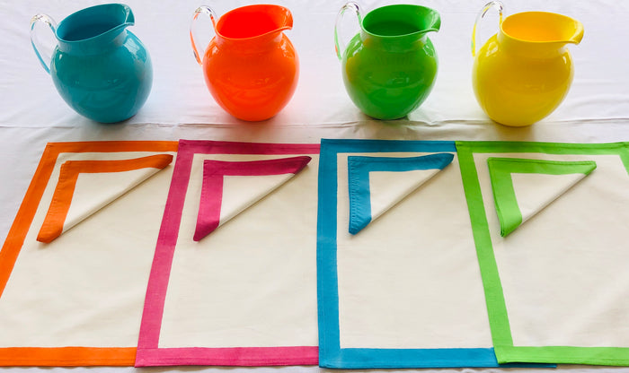 Block Printed Table Mats image 0