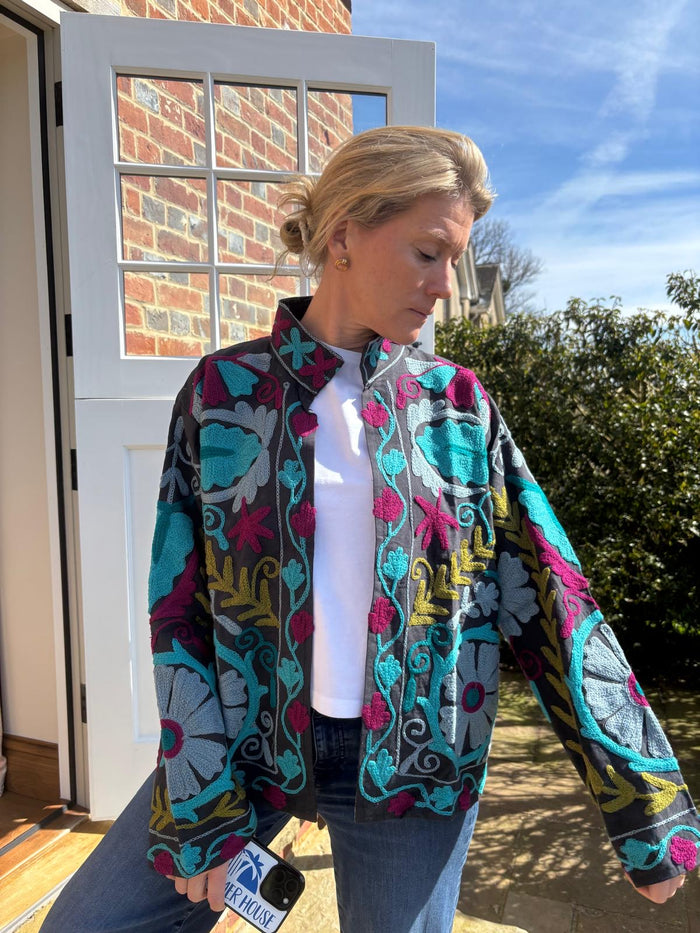 Cotton Suzani Jacket - 9