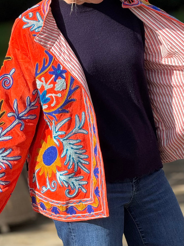 The Velvet Suzani Jacket - 35