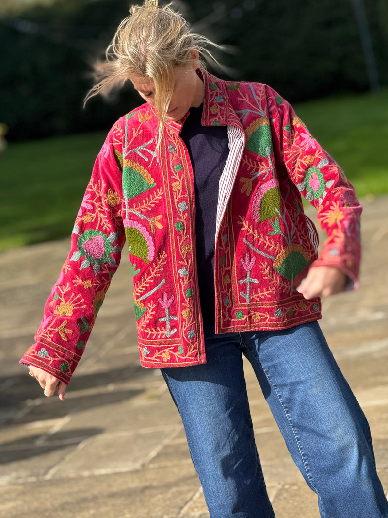 Teh Velvet Suzani Jacket - 36