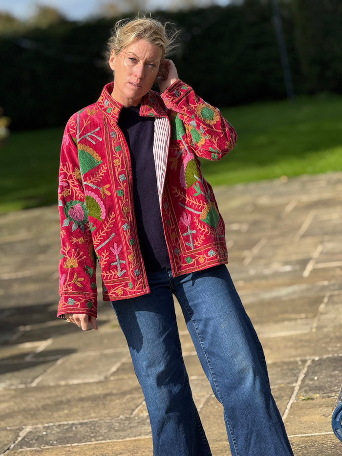 Teh Velvet Suzani Jacket - 36