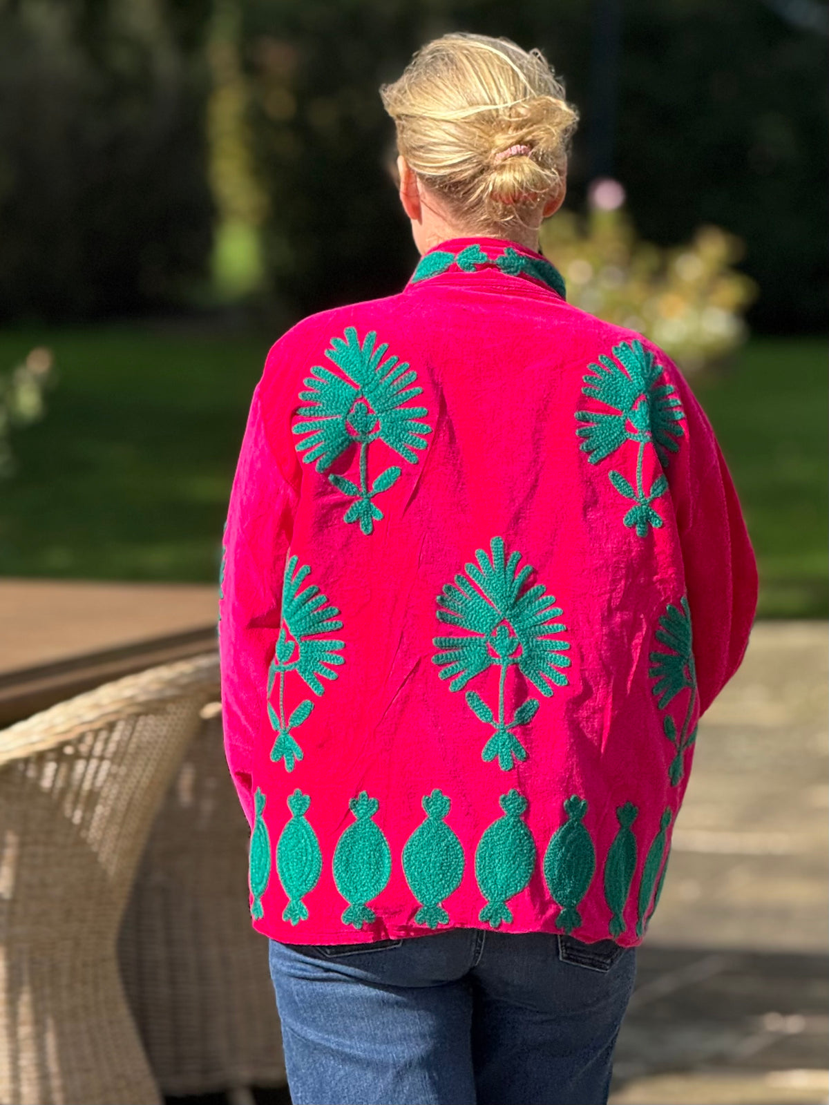 The Velvet Suzani Jacket - 38