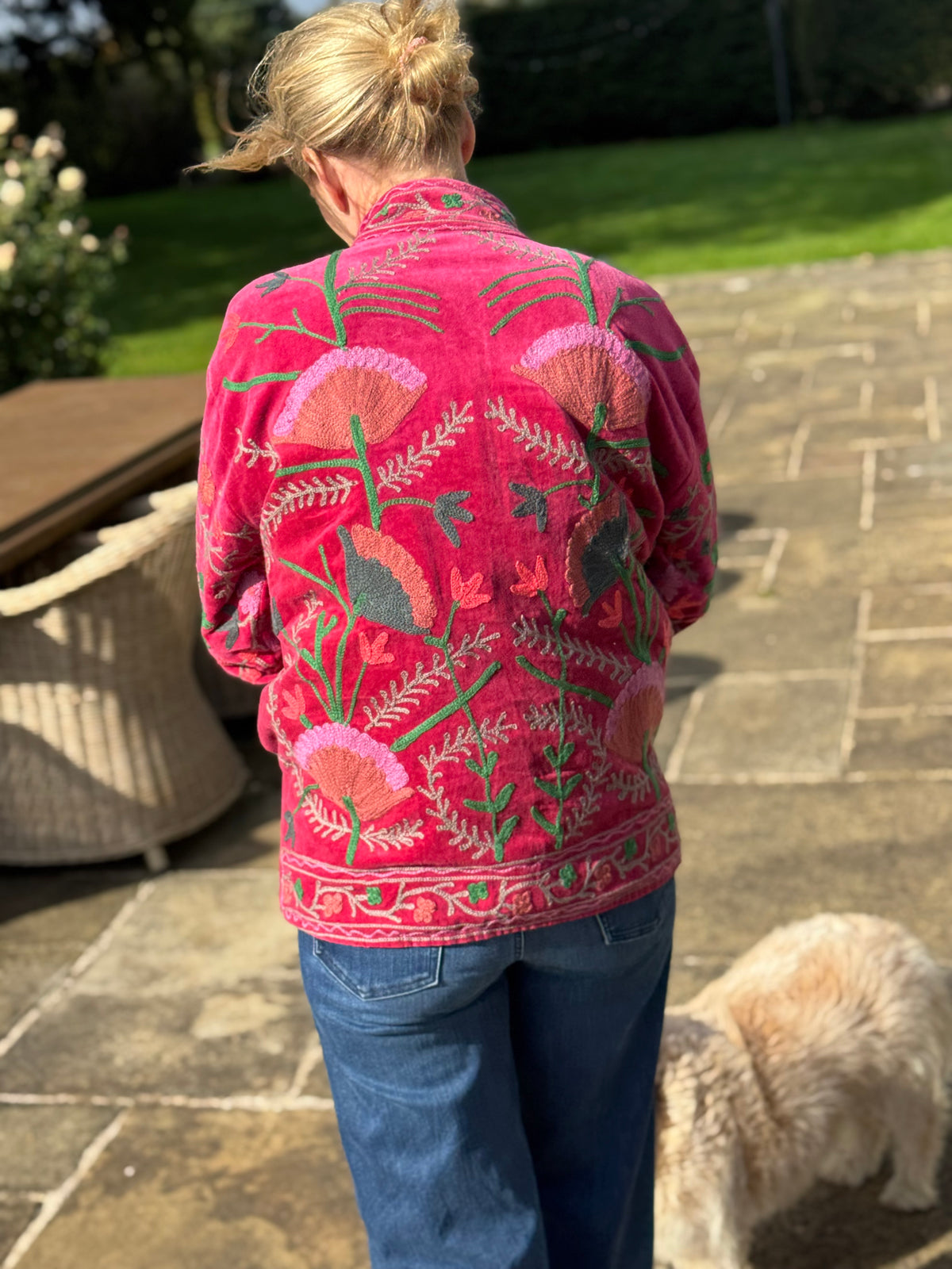 The Velvet Suzani Jacket - 40