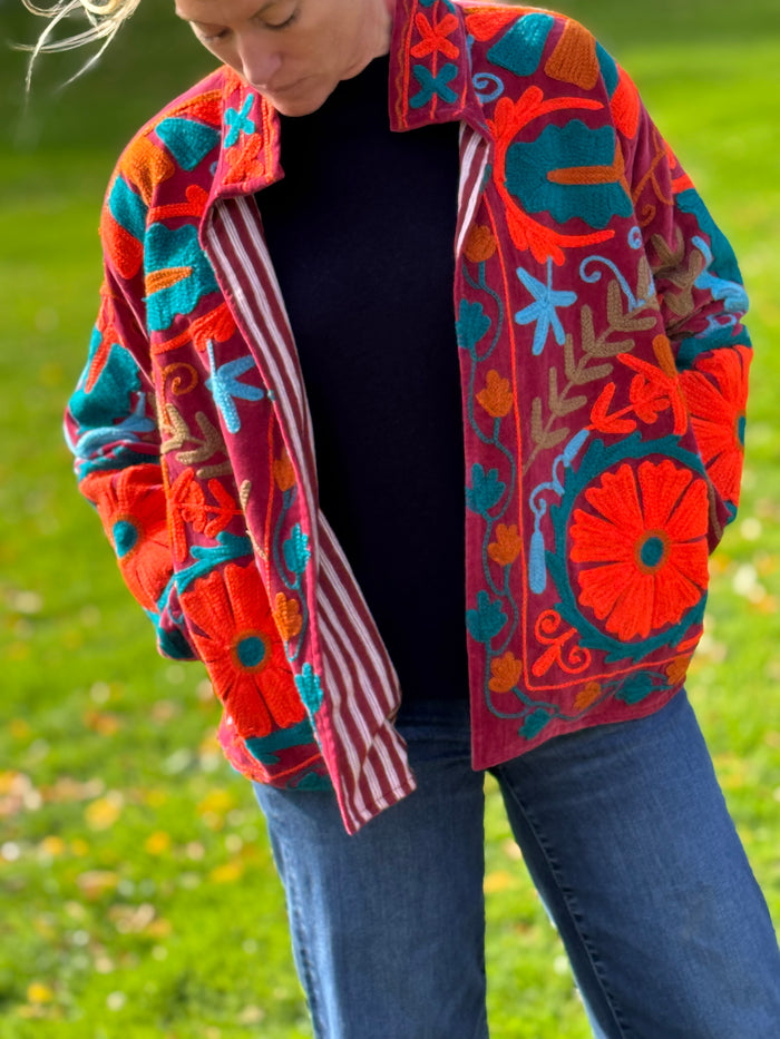 The Velvet Suzani Jacket - 41