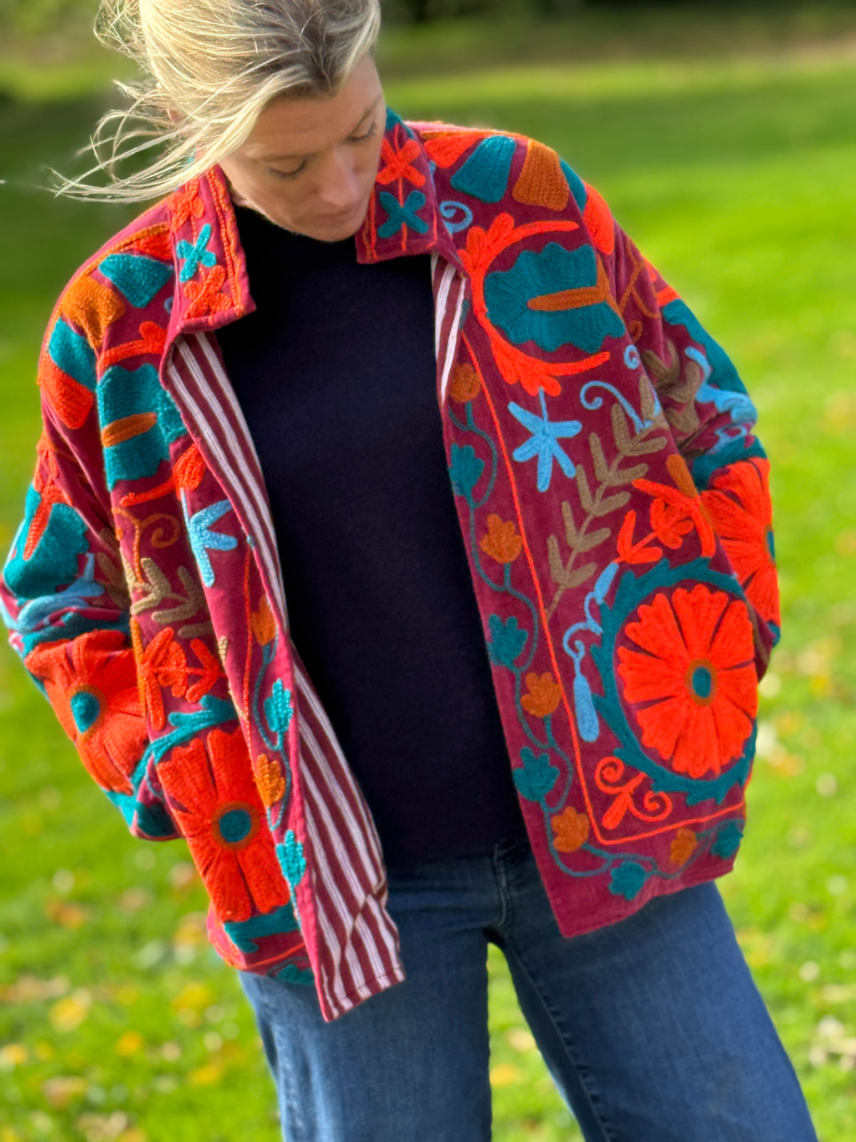 The Velvet Suzani Jacket - 41