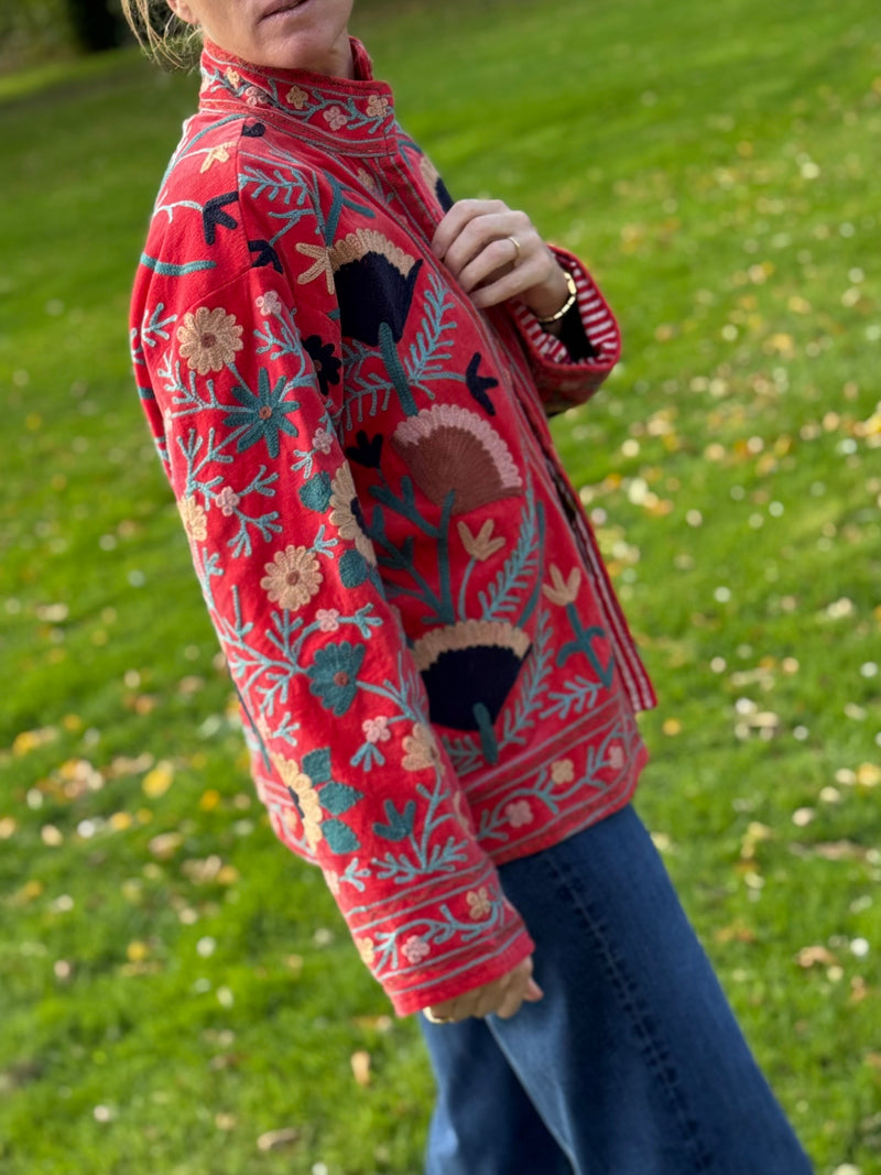 The Velvet Suzani Jacket - 33