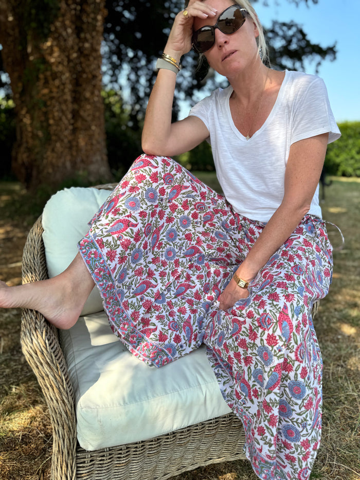 The Red Partridge Wide Leg Trousers