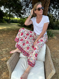 The Floral Wide Leg Trousers