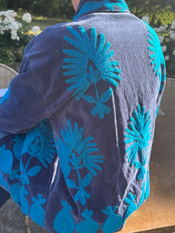 The Velvet Suzani Jacket - 11