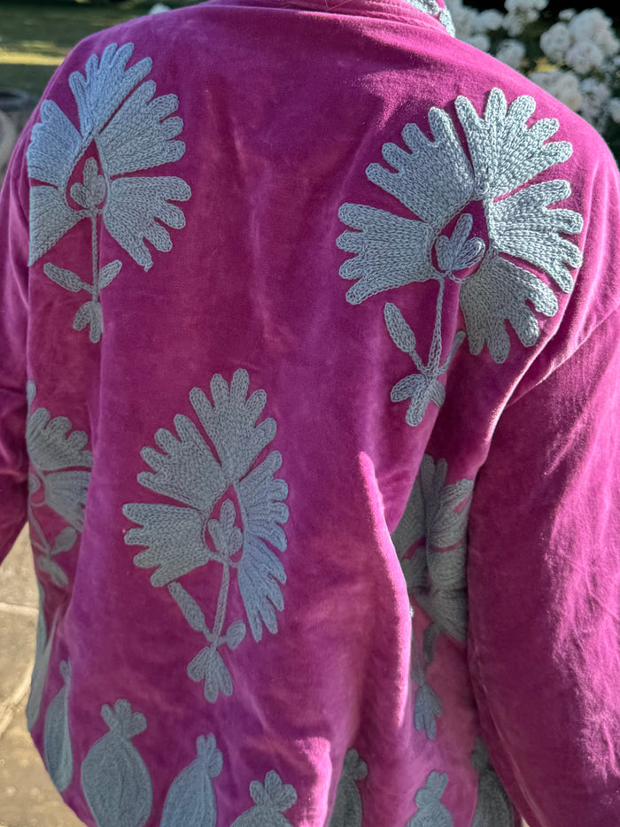 The Velvet Suzani Jacket - 17
