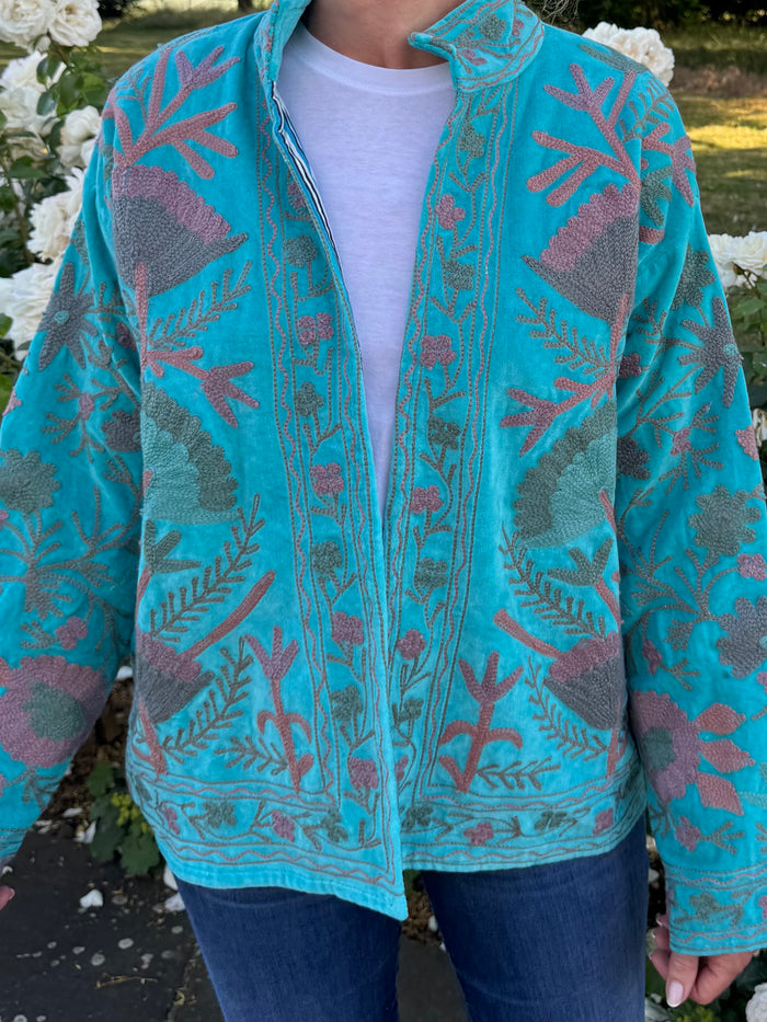 The Velvet Suzani Jacket - 20