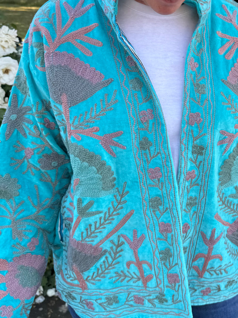 The Velvet Suzani Jacket - 20