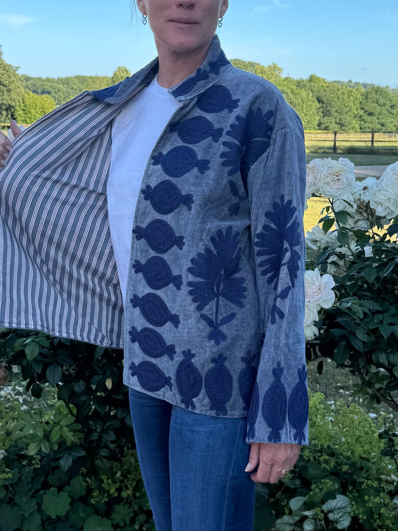 The Velvet Suzani Jacket - 25
