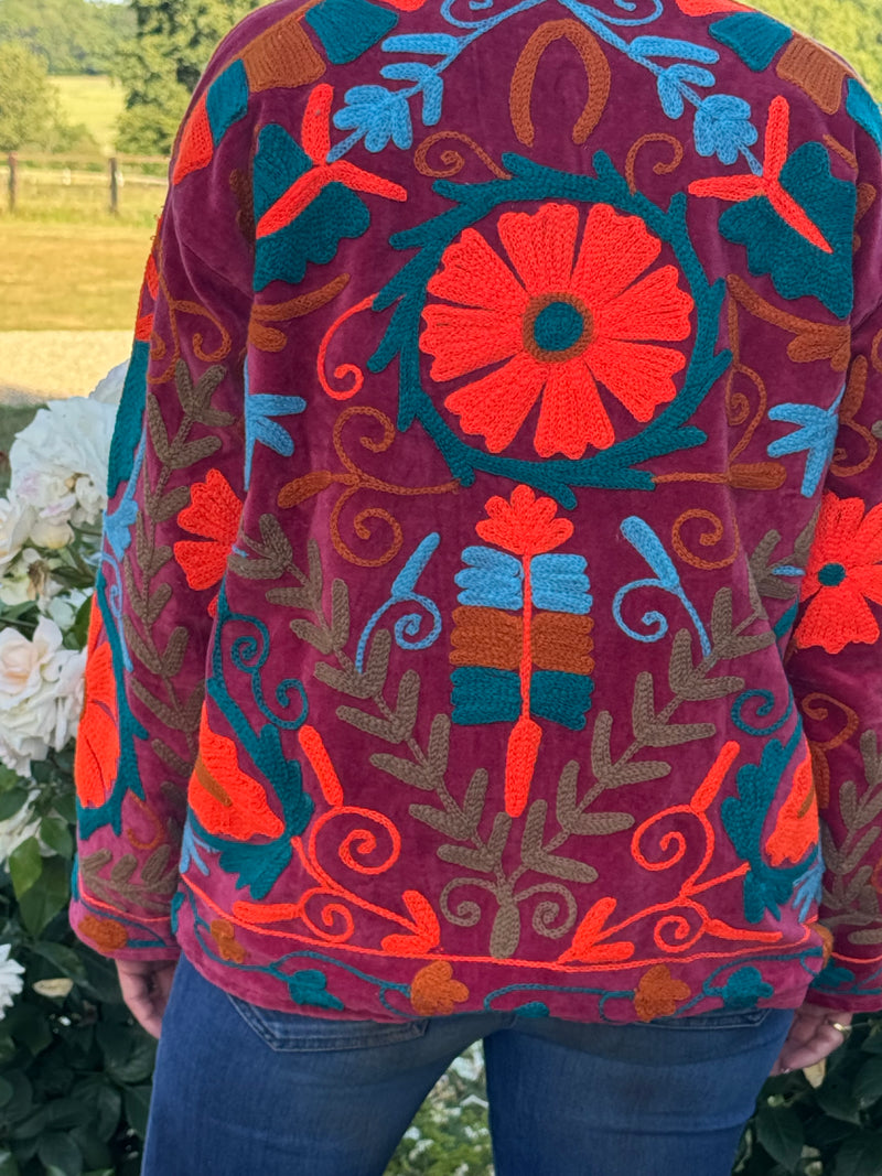 The Velvet Suzani Jacket - 28
