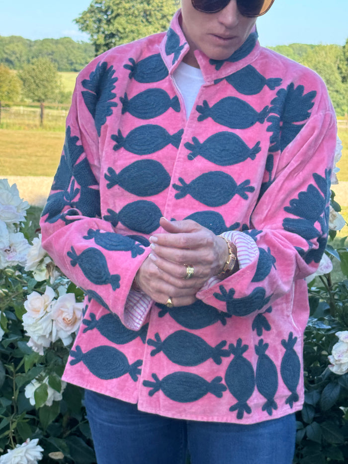 The Velvet Suzani Jacket - 35