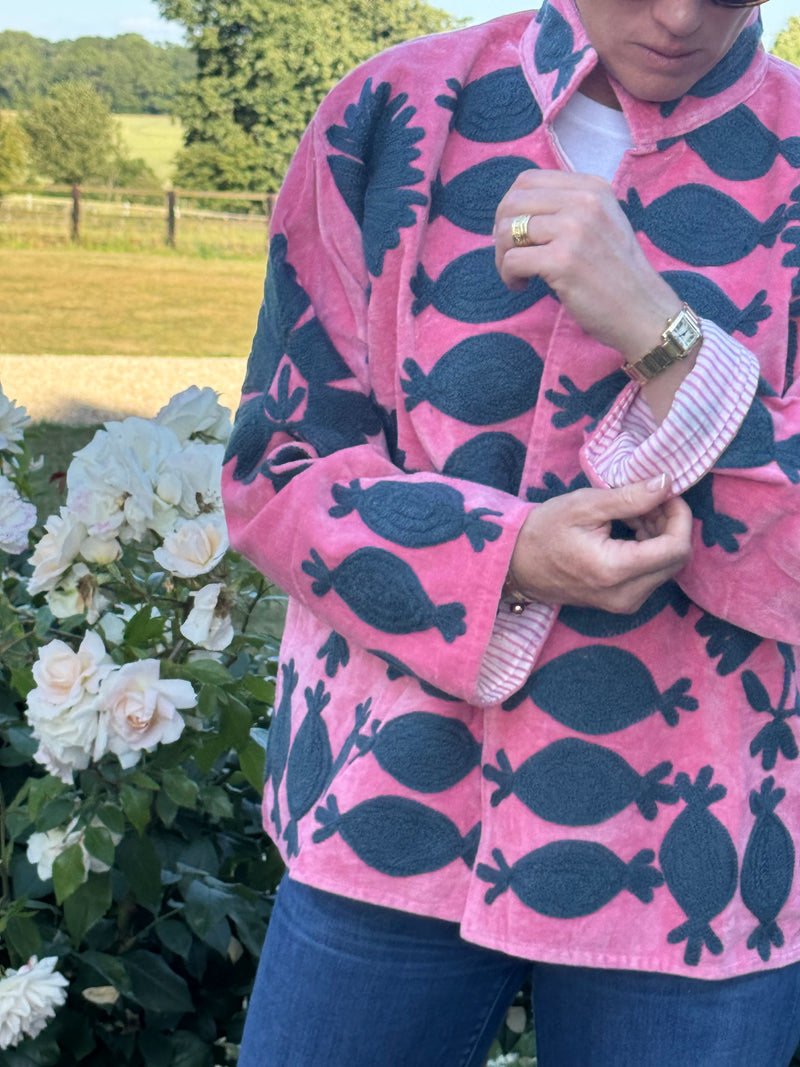 The Velvet Suzani Jacket - 35