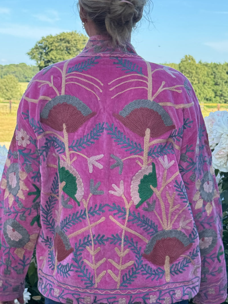 The Velvet Suzani Jacket - 33
