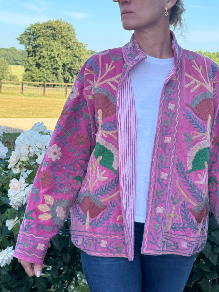 The Velvet Suzani Jacket - 33