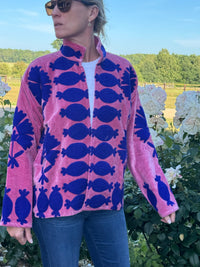 The Velvet Suzani Jacket - 36