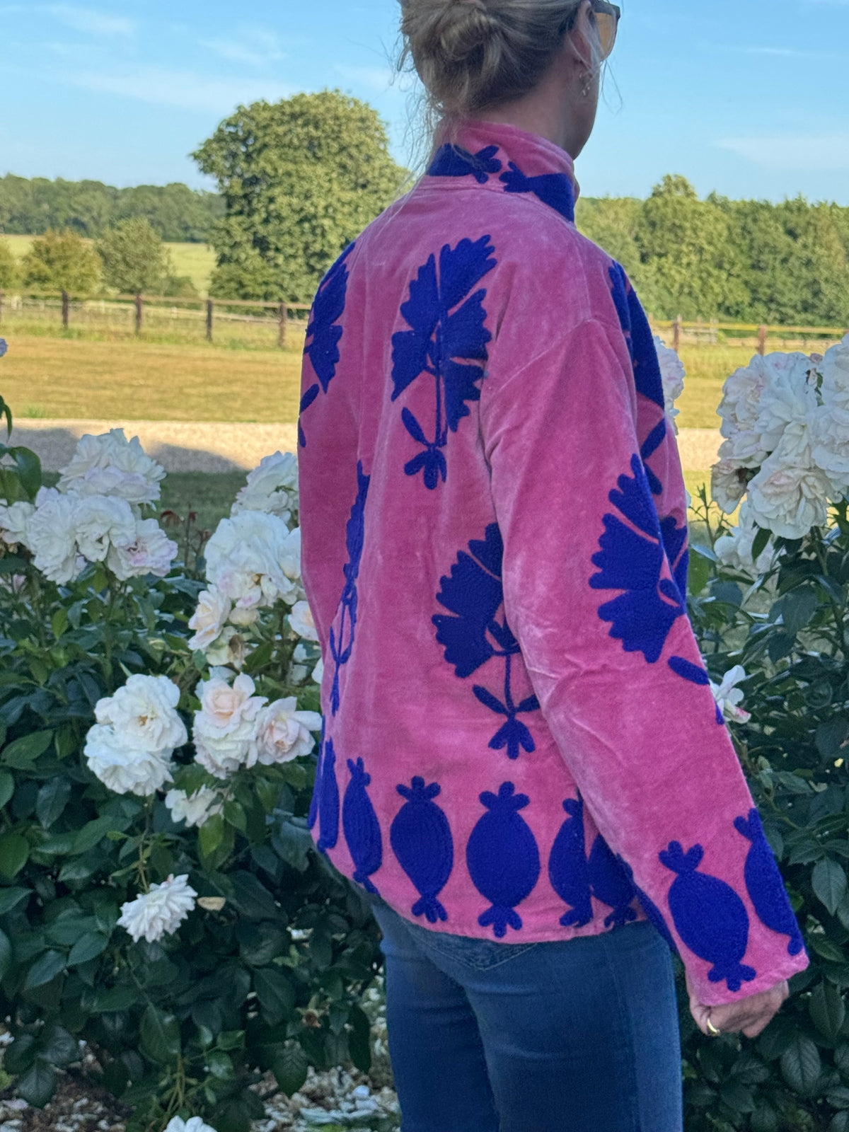 The Velvet Suzani Jacket - 36