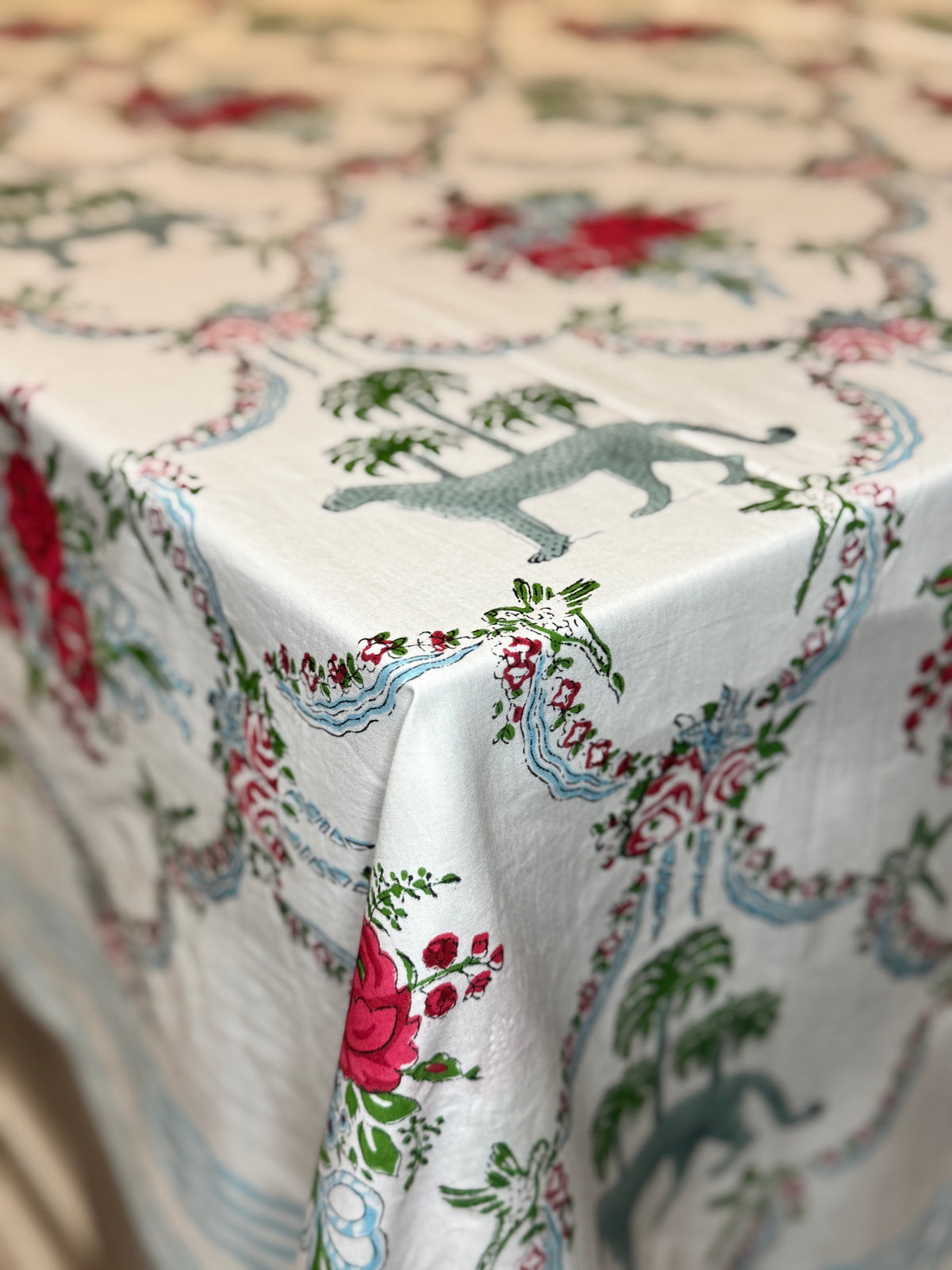 The Leopard Tablecloth