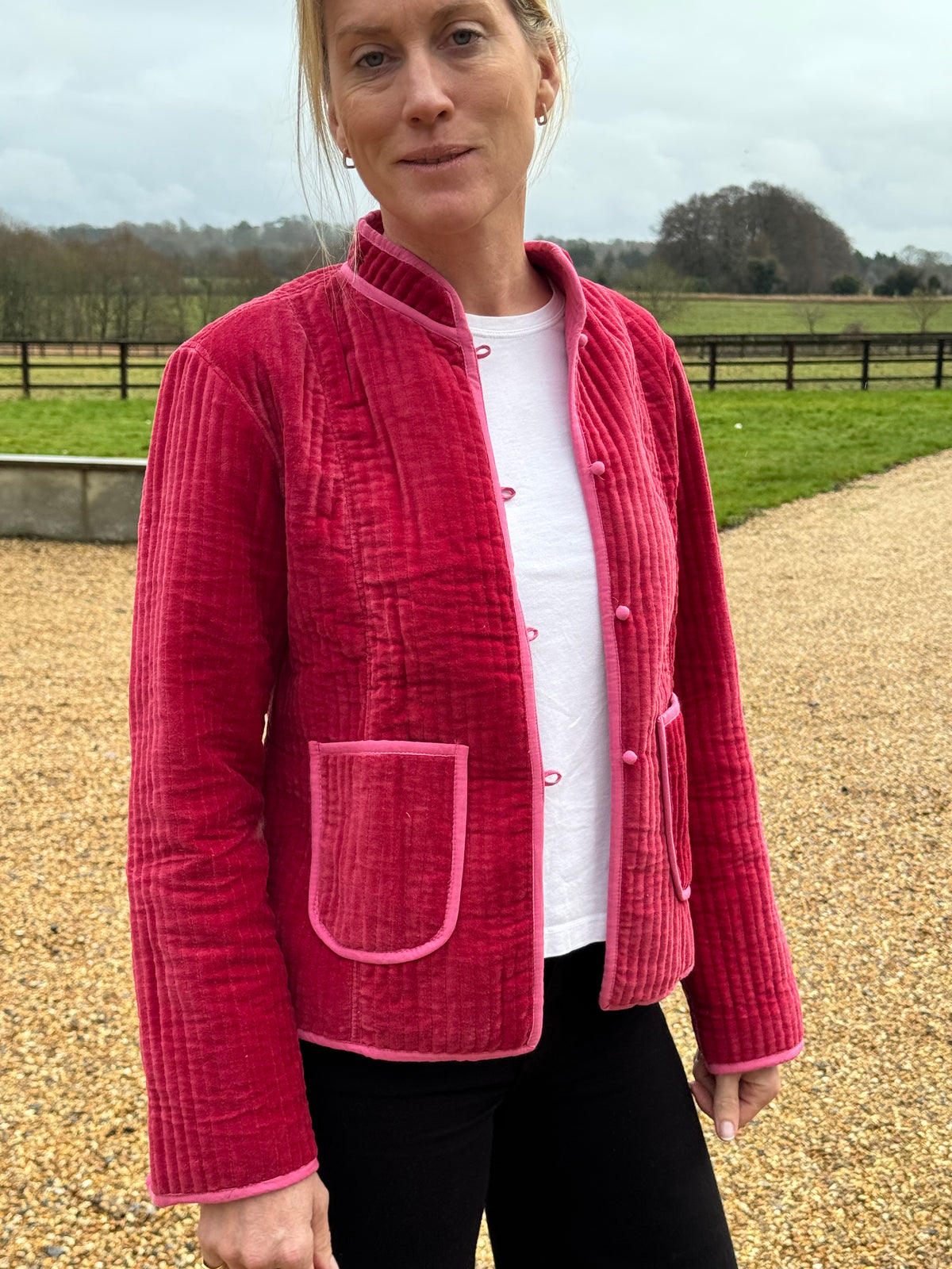 The Quilted Velvet Jacket