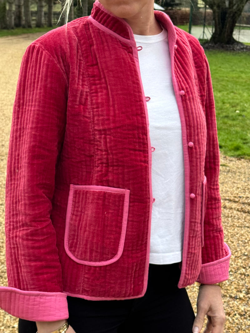 The Quilted Velvet Jacket