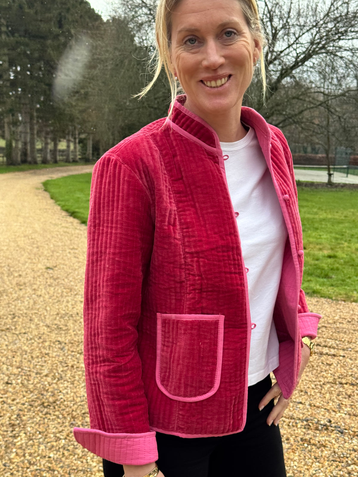 The Quilted Velvet Jacket