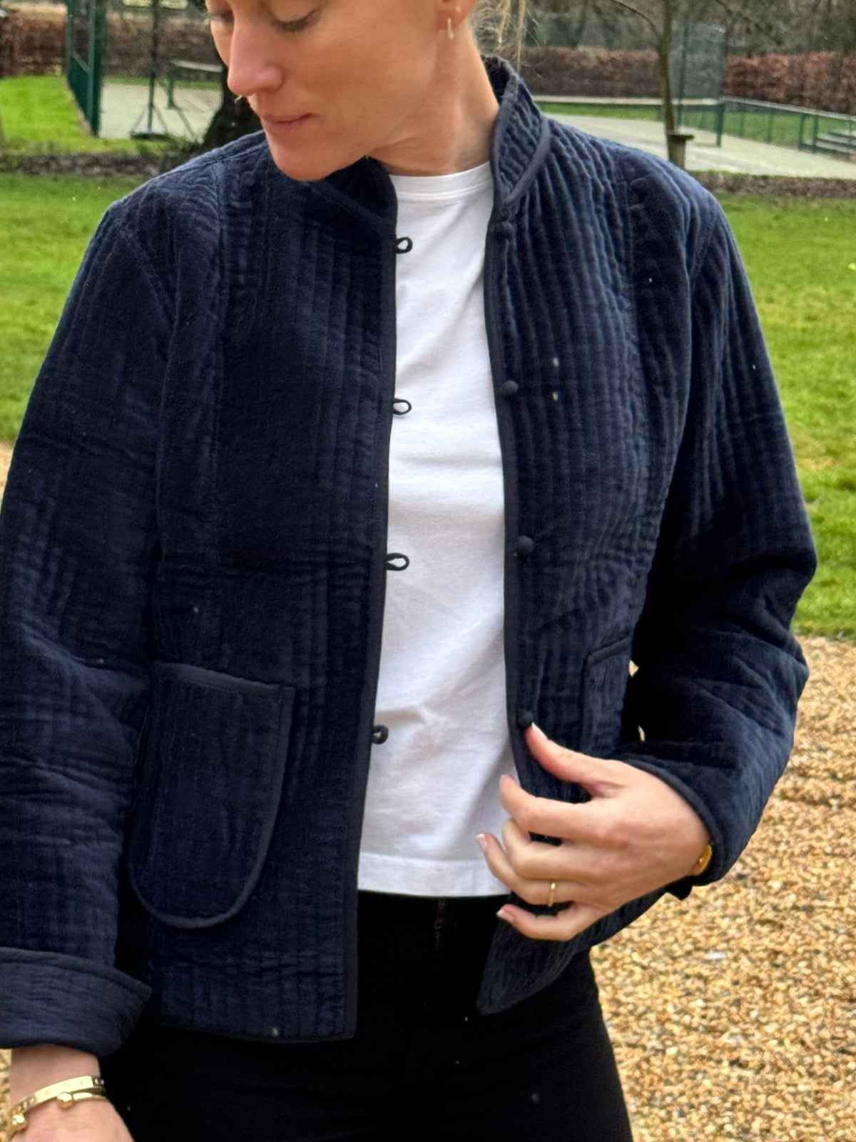 The Quilted Velvet Jacket