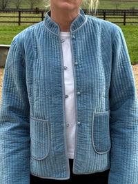 The Quilted Velvet Jacket