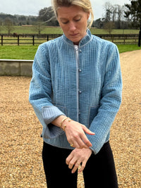 The Quilted Velvet Jacket