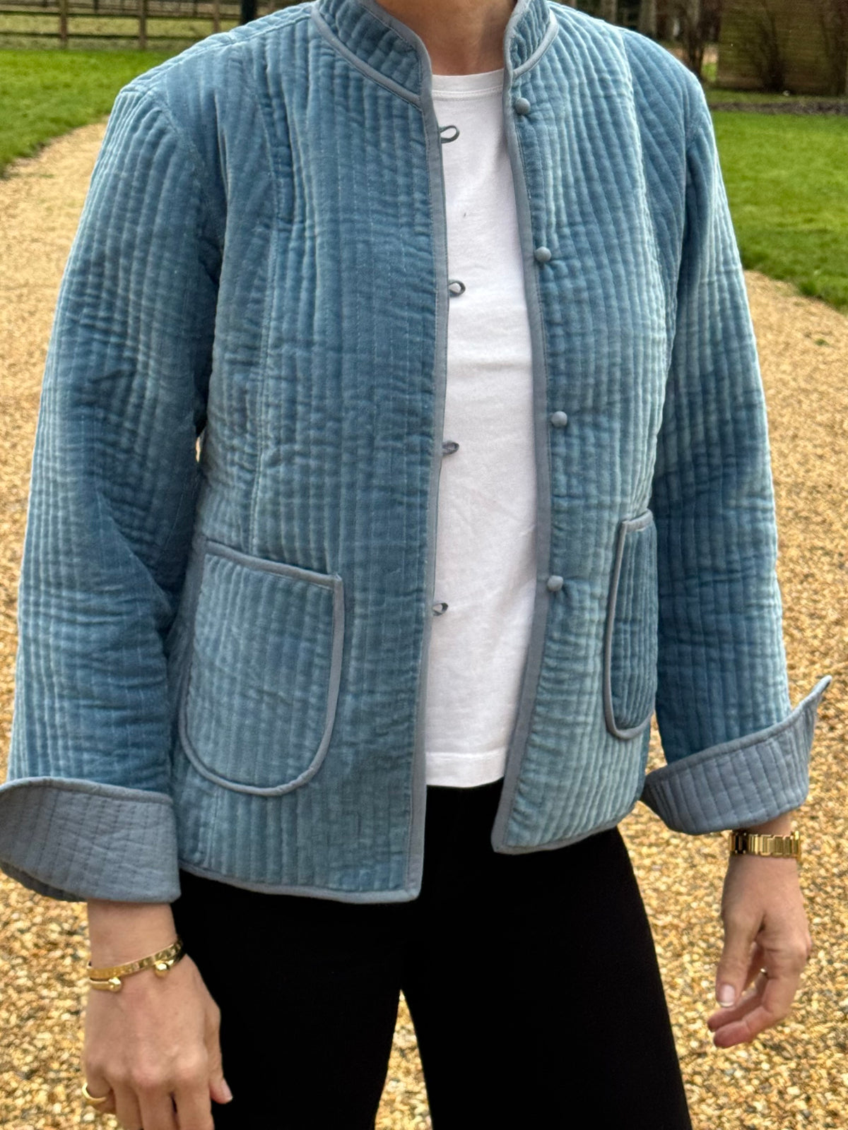 The Quilted Velvet Jacket