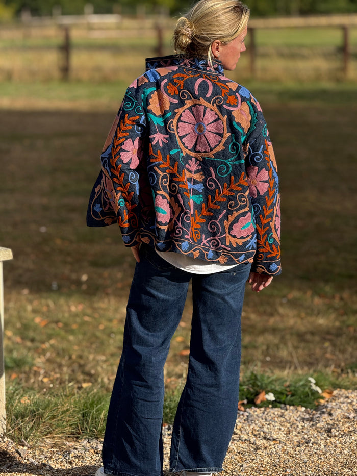 The Denim Suzani Jacket - 13