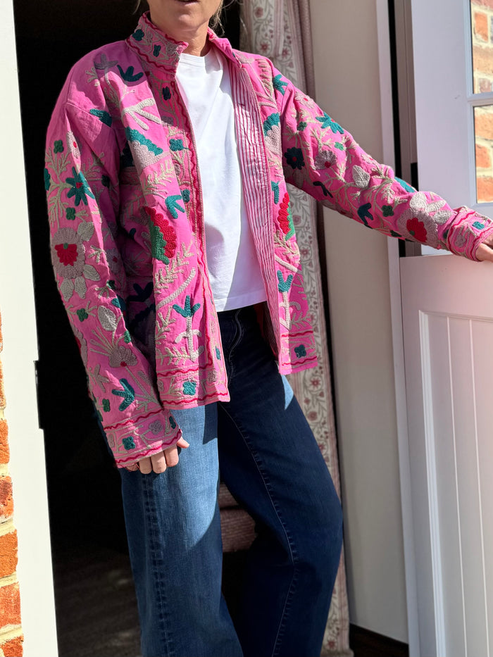 Cotton Suzani Jacket - 11