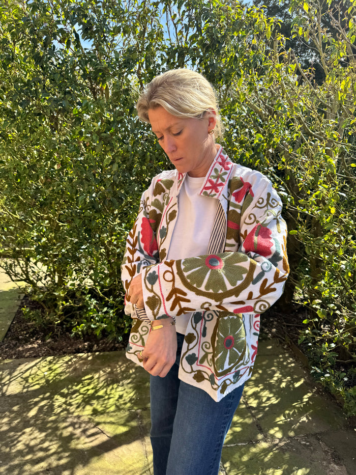 Cotton Suzani Jacket - 8