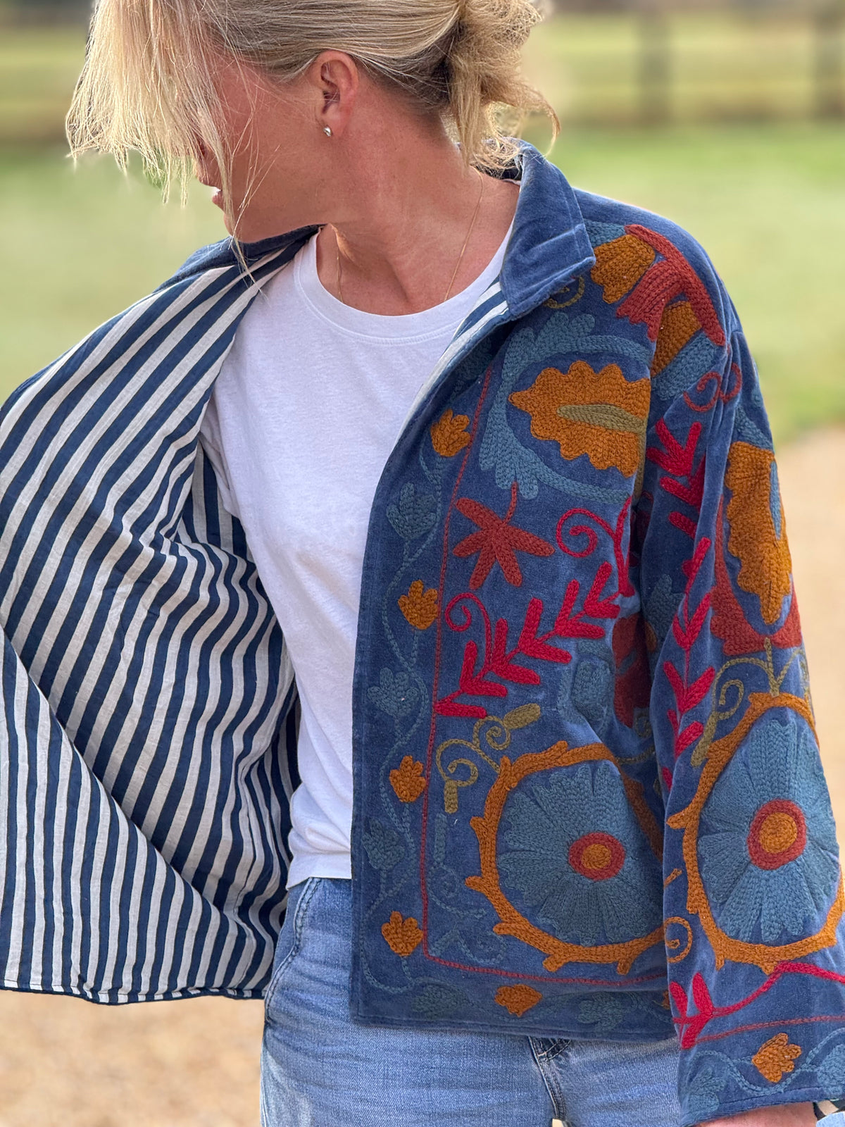 The Velvet Suzani Jacket - 18