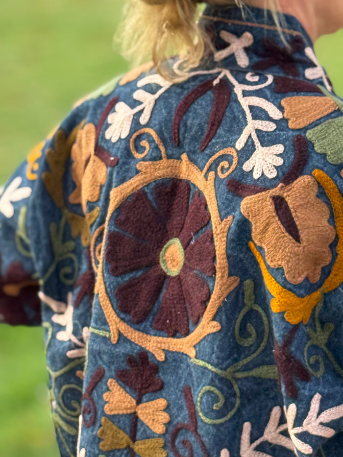 The Denim Suzani Jacket - 18