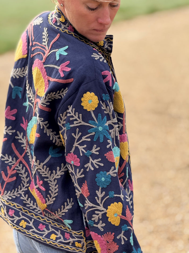 The Cotton Suzani Jacket - 23