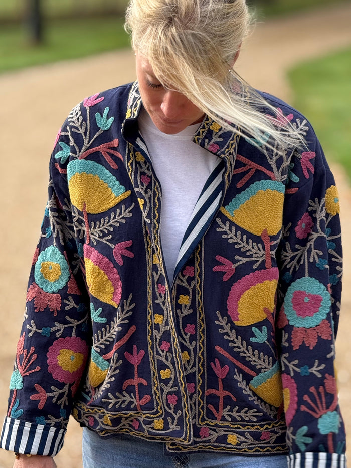 The Cotton Suzani Jacket - 23