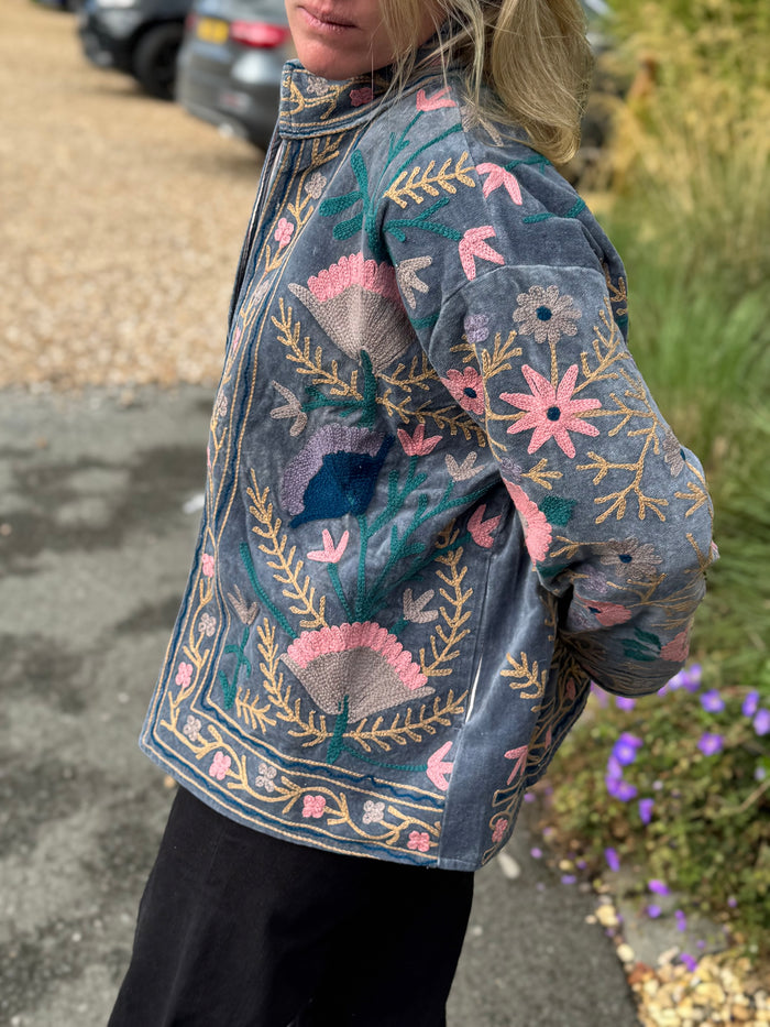 The Velvet Suzani Jacket - 32