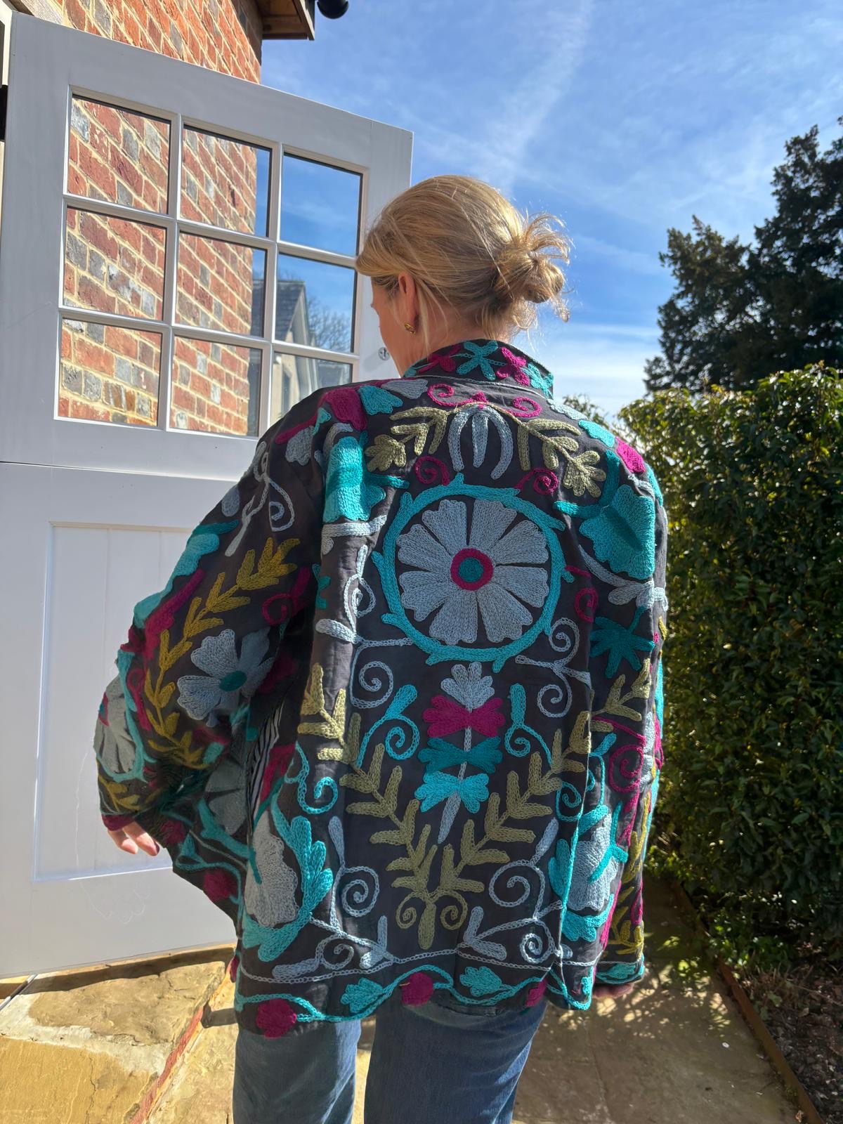 Cotton Suzani Jacket - 9