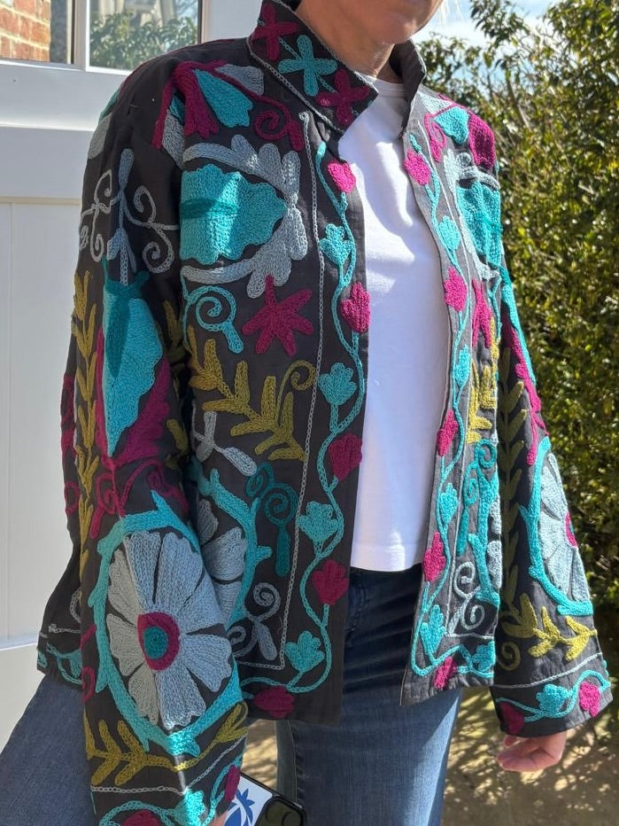 Cotton Suzani Jacket - 9